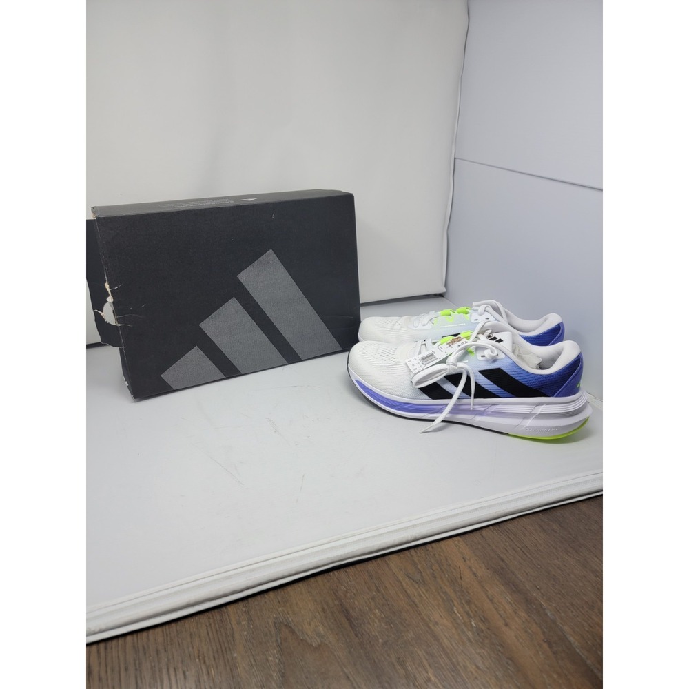 adidas Men's Questar 3 Running Shoes  Lucid Blue/Cloud White/Lucid Lemon Sz 12